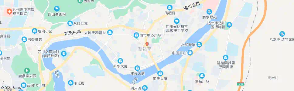达州人民公园_公交站地图_达州公交_妙搜公交查询2025