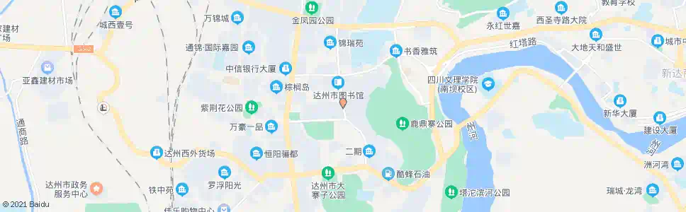 达州金兰小区_公交站地图_达州公交_妙搜公交查询2025