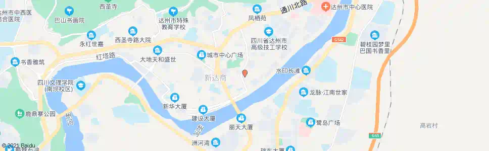 达州市党校_公交站地图_达州公交_妙搜公交查询2025