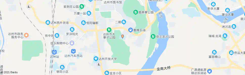 达州远航学校_公交站地图_达州公交_妙搜公交查询2025