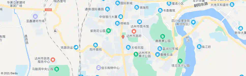 达州电力大厦_公交站地图_达州公交_妙搜公交查询2025