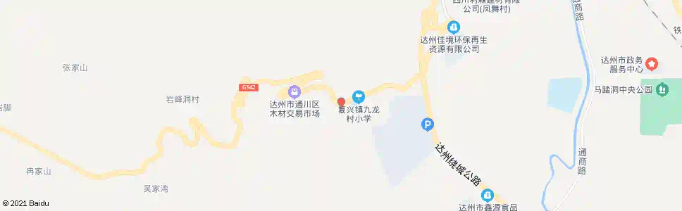 达州石梁子_公交站地图_达州公交_妙搜公交查询2025