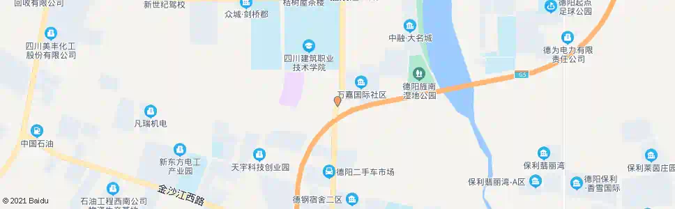 德阳八角立交桥_公交站地图_德阳公交_妙搜公交查询2025
