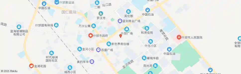 德阳陵园市场_公交站地图_德阳公交_妙搜公交查询2025