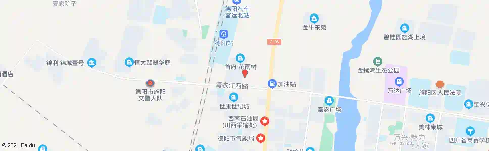 德阳西一环路口_公交站地图_德阳公交_妙搜公交查询2025