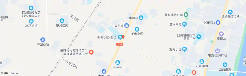 德阳千佛村五组_公交站地图_德阳公交_妙搜公交查询2025