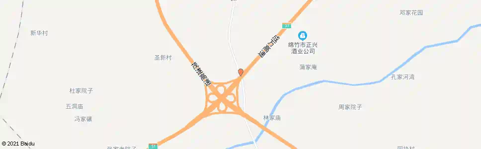 德阳绵齐路口_公交站地图_德阳公交_妙搜公交查询2025
