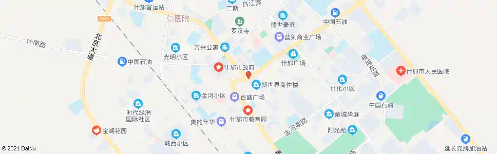 德阳圣修堂_公交站地图_德阳公交_妙搜公交查询2025