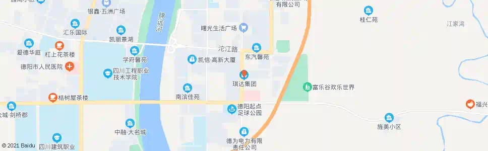 德阳琪达集团_公交站地图_德阳公交_妙搜公交查询2025