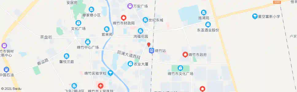 德阳东方星座小区_公交站地图_德阳公交_妙搜公交查询2025
