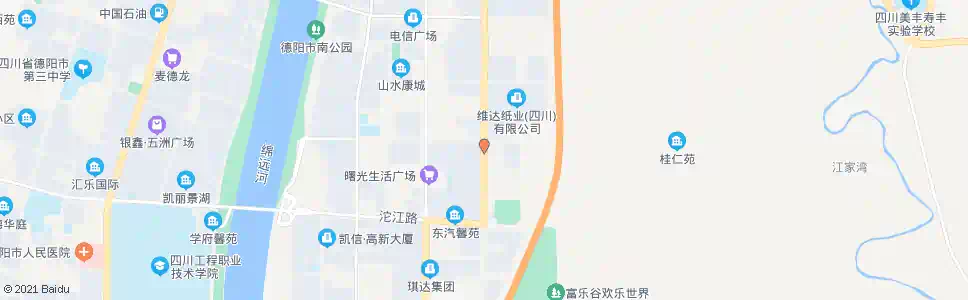 德阳东汽馨苑东门_公交站地图_德阳公交_妙搜公交查询2025