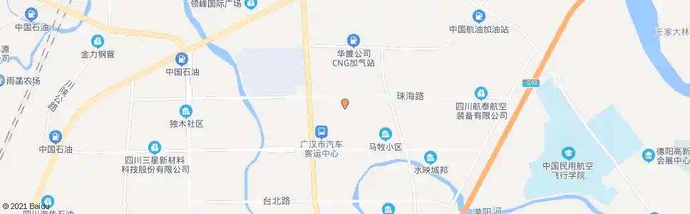 德阳雒城一号_公交站地图_德阳公交_妙搜公交查询2025