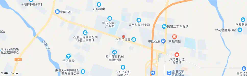 德阳野阳食业_公交站地图_德阳公交_妙搜公交查询2025