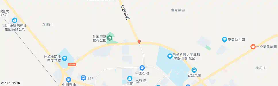 德阳什绵路口_公交站地图_德阳公交_妙搜公交查询2025