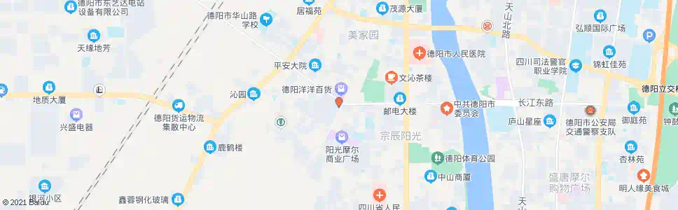 德阳人民商场_公交站地图_德阳公交_妙搜公交查询2025