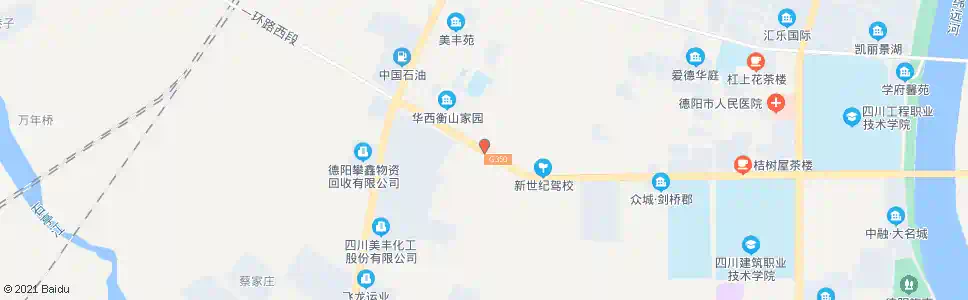 德阳变电站西_公交站地图_德阳公交_妙搜公交查询2025