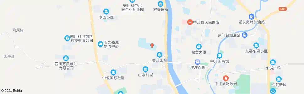 德阳凯江职中_公交站地图_德阳公交_妙搜公交查询2025