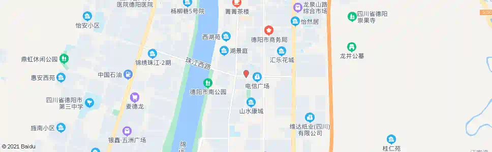 德阳电信大楼_公交站地图_德阳公交_妙搜公交查询2025