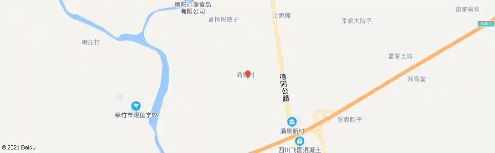 德阳涌泉村委_公交站地图_德阳公交_妙搜公交查询2025