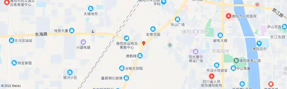 德阳德什路口_公交站地图_德阳公交_妙搜公交查询2025