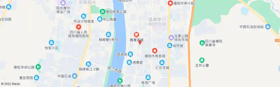 德阳中医院_公交站地图_德阳公交_妙搜公交查询2025