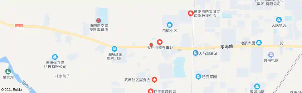 德阳四大队_公交站地图_德阳公交_妙搜公交查询2025