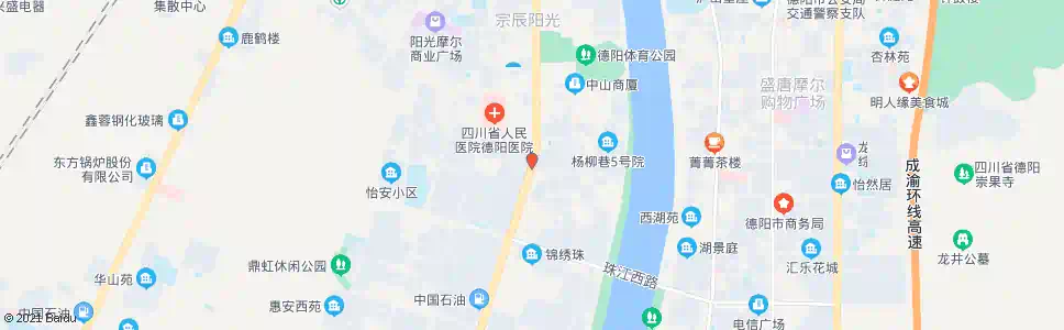 德阳沙河街_公交站地图_德阳公交_妙搜公交查询2025