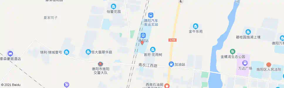 德阳行政广场_公交站地图_德阳公交_妙搜公交查询2025