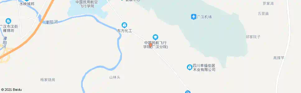德阳民航二分院_公交站地图_德阳公交_妙搜公交查询2025