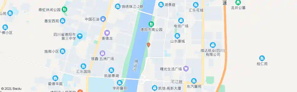 德阳南滨公园_公交站地图_德阳公交_妙搜公交查询2025