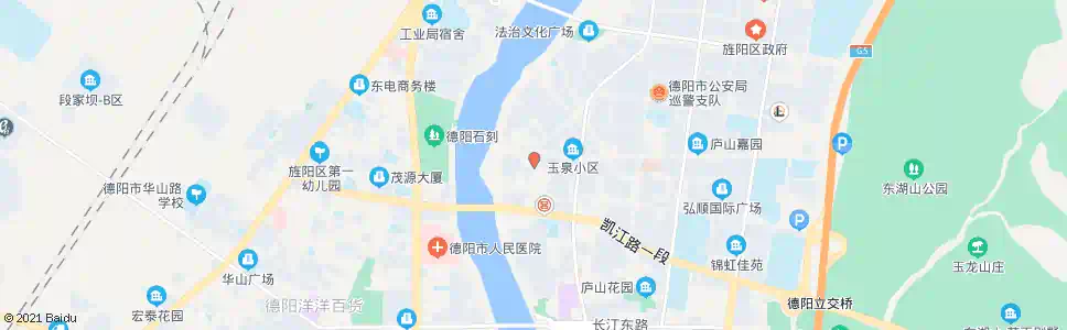 德阳宝山街_公交站地图_德阳公交_妙搜公交查询2025
