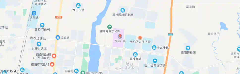 德阳万达广场东_公交站地图_德阳公交_妙搜公交查询2025