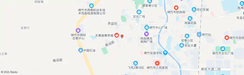 德阳教师新村_公交站地图_德阳公交_妙搜公交查询2025