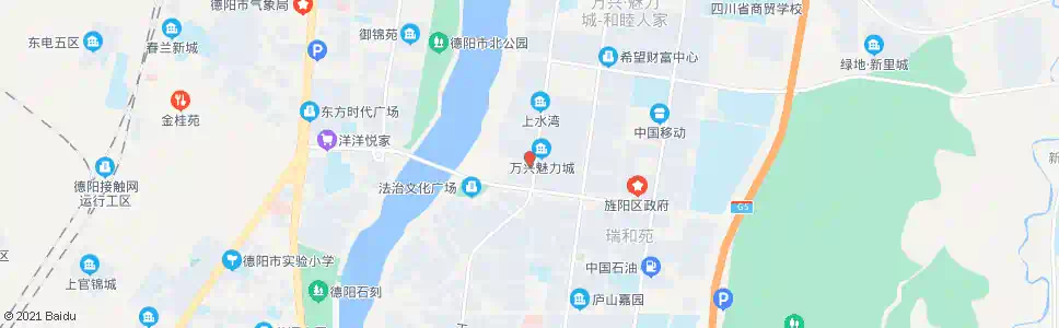 德阳德行黄河支行_公交站地图_德阳公交_妙搜公交查询2025