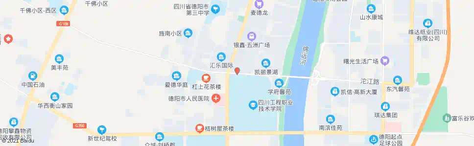 德阳鲁能小区_公交站地图_德阳公交_妙搜公交查询2025