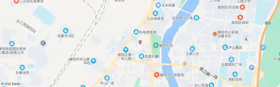 德阳署前街_公交站地图_德阳公交_妙搜公交查询2025