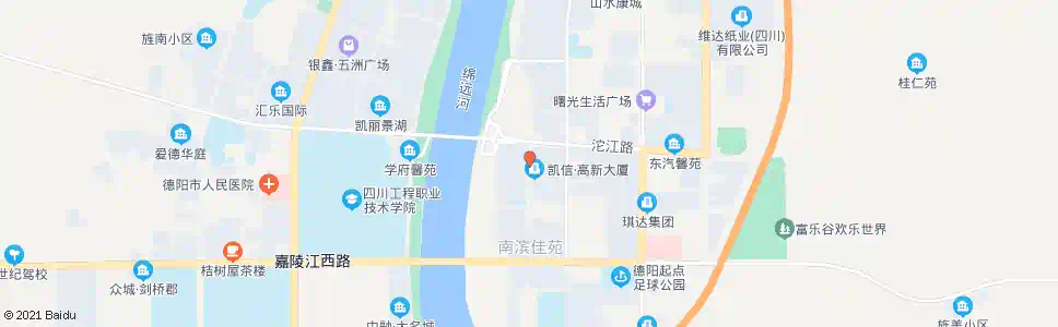德阳天籁福小区_公交站地图_德阳公交_妙搜公交查询2025