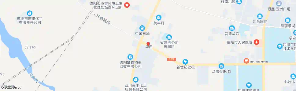 德阳衡山路口_公交站地图_德阳公交_妙搜公交查询2025