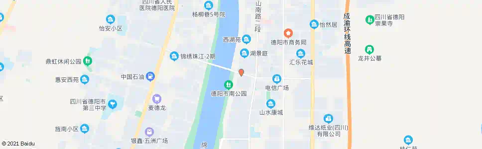 德阳珠江桥东站_公交站地图_德阳公交_妙搜公交查询2025