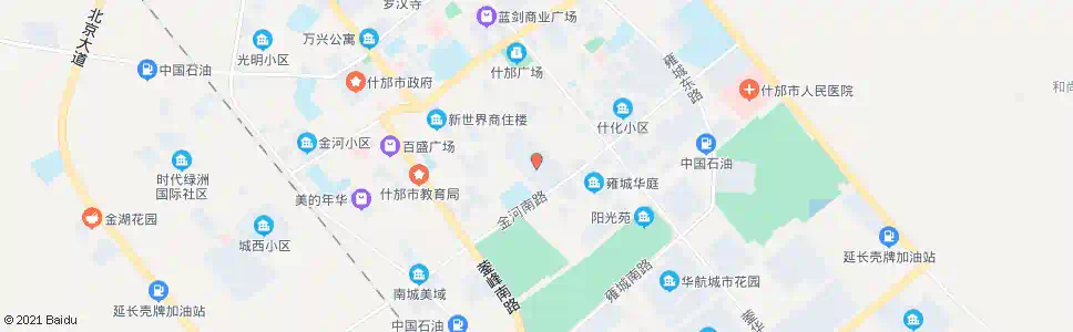 德阳白果小区大门_公交站地图_德阳公交_妙搜公交查询2025