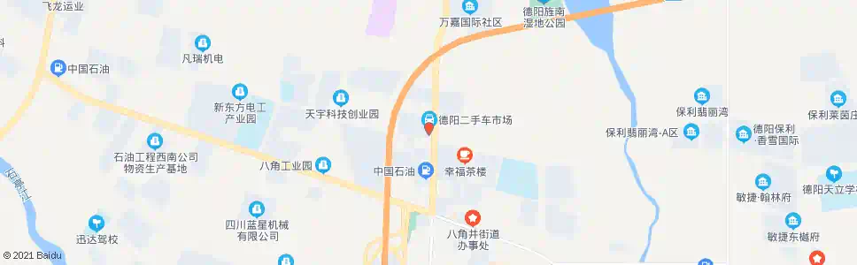 德阳交警一大队_公交站地图_德阳公交_妙搜公交查询2025