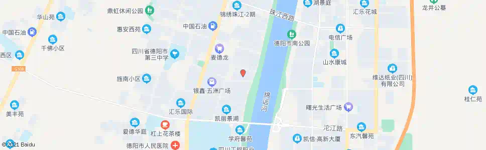 德阳香江华府_公交站地图_德阳公交_妙搜公交查询2025