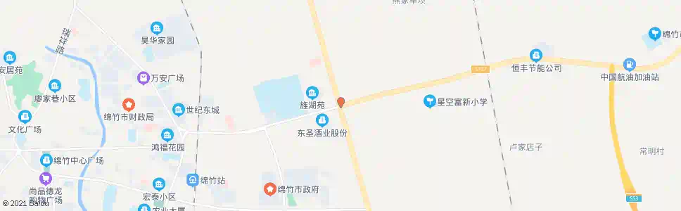 德阳二环路_公交站地图_德阳公交_妙搜公交查询2025