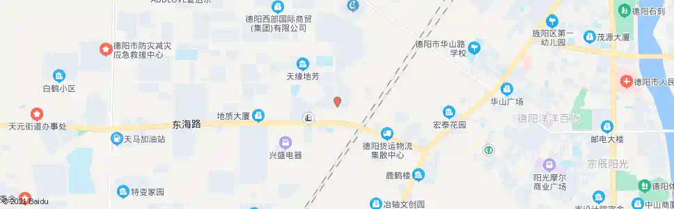 德阳东海路口_公交站地图_德阳公交_妙搜公交查询2025