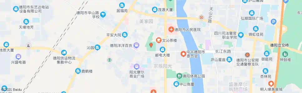 德阳文庙广场_公交站地图_德阳公交_妙搜公交查询2025