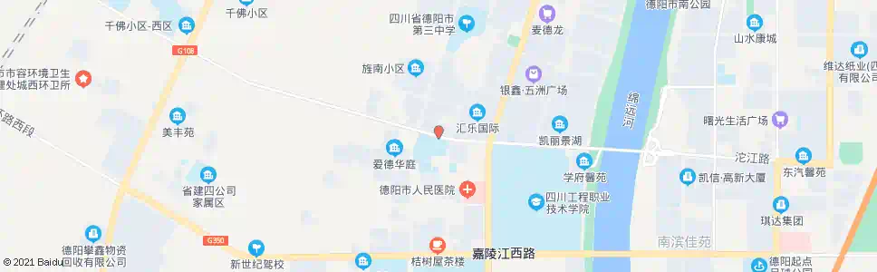 德阳和泰景苑_公交站地图_德阳公交_妙搜公交查询2025