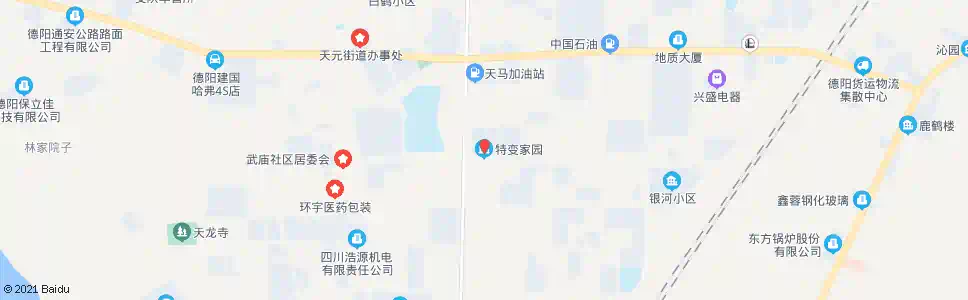 德阳特变家园_公交站地图_德阳公交_妙搜公交查询2025
