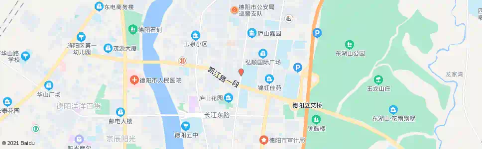 德阳凯江路口_公交站地图_德阳公交_妙搜公交查询2025