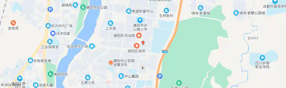 德阳血防所_公交站地图_德阳公交_妙搜公交查询2025