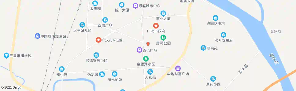 德阳房湖公园_公交站地图_德阳公交_妙搜公交查询2025